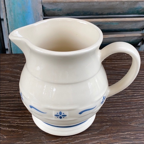 Longaberger Woven traditions flowers 6 in pitcher - Picture 4 of 8